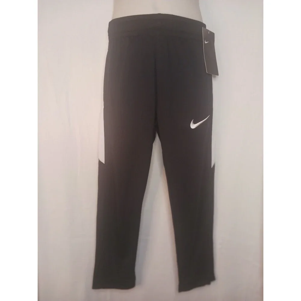NIKE Boys Athletic Pants BLACK WHITE Sizes S ( 4-5yrs )